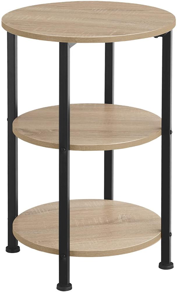 Beistelltisch Colchester 40x61 cm - Industrial Holz hell, Eiche Sonoma Bild 1