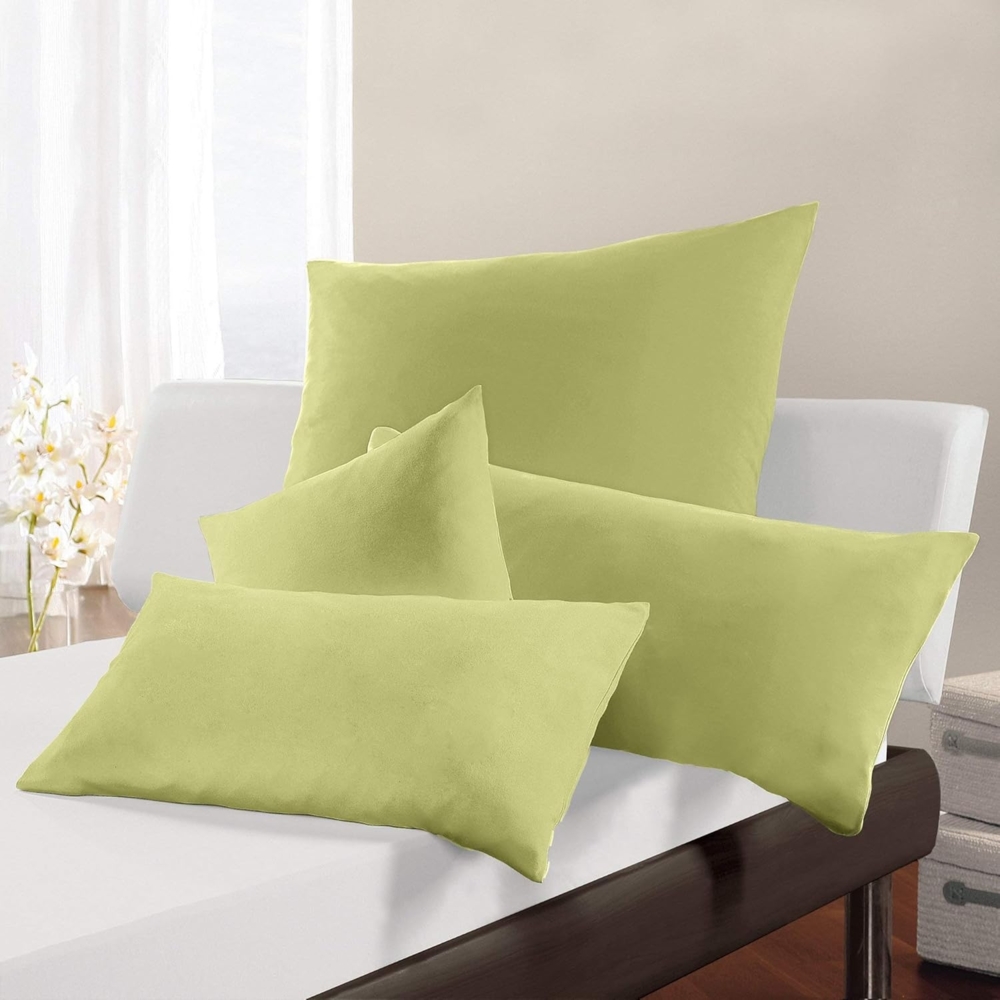 Formesse Bella Donna Jersey Kissenbezug|ca. 40x80 cm| pistazie Bild 1