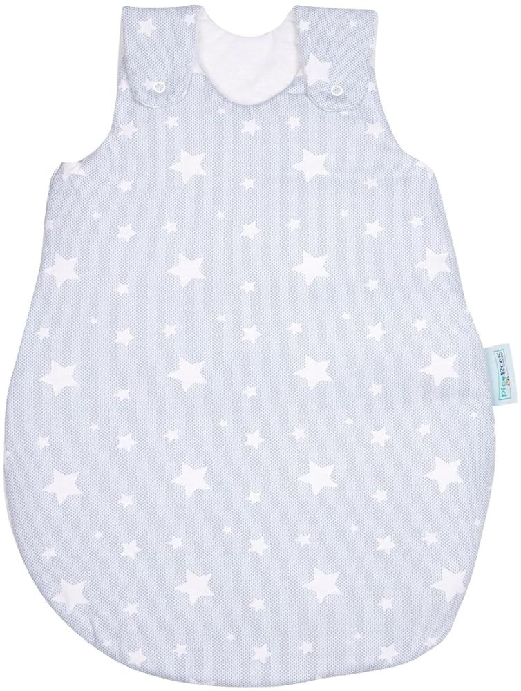 Babyschlafsack HONEY | mitwachsend & atmungsaktiv : 62/68 Ice Stars Bild 1