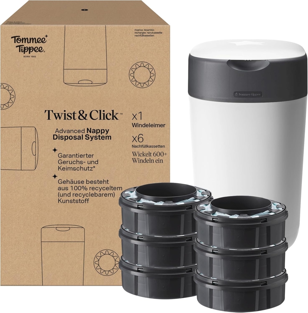 Tommee Tippee Mülleimer Tommee tippee Mülltonne Tommee Tippee Twist and Click Bild 1