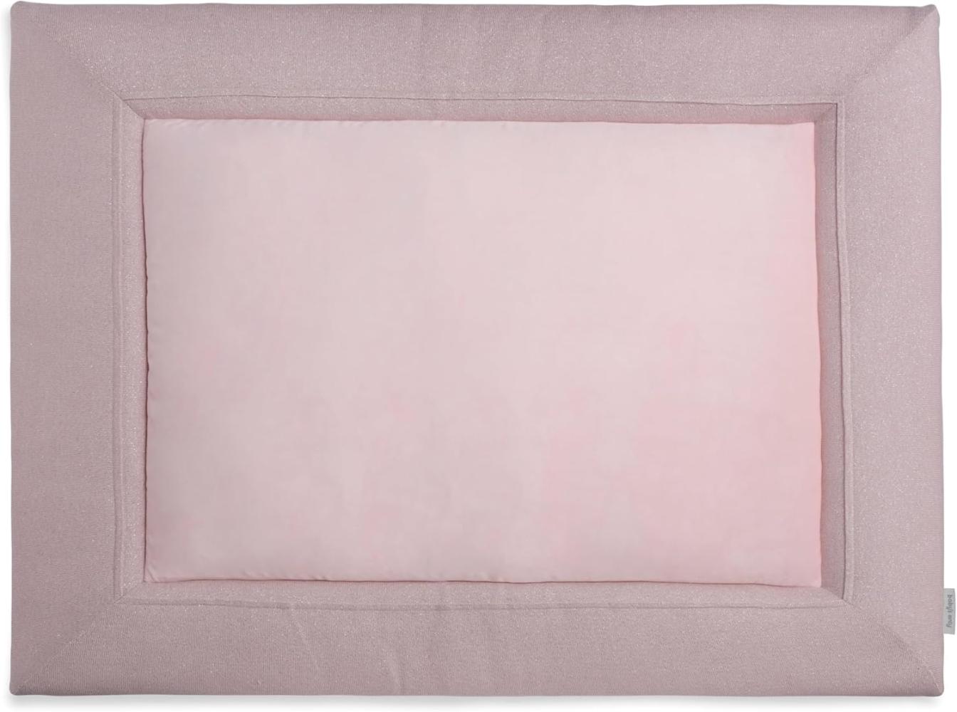 Baby's Only 0401271 Laufgittereinlage 85x100 Sparkle silber-rosa melee Bild 1