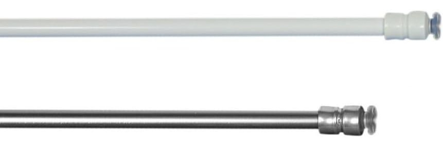 rewagi Klemmstange Klemmstange,Scheibenstange, Teleskopstange - Farbe: edelstahl - matt, ausziehbar, geklemmt, Fenster, Fenstermontage, ohne bohren, Klemmstange ohne bohren, Ausdrehbar zum einfachen fixieren Bild 1