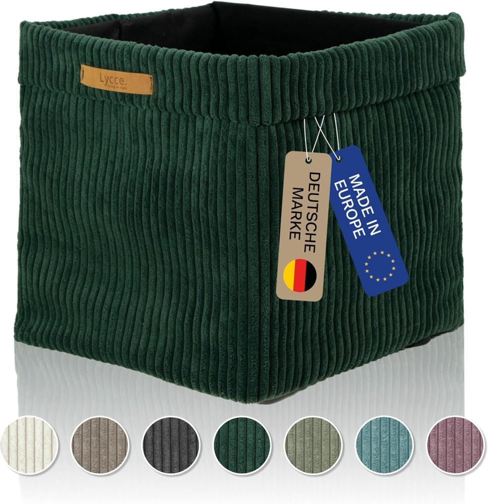 Lycce Regalkorb Kallax Boxen Cord 1 Stk. grün, Aufbewahrungsbox faltbar 33x33x31cm (1 St) Bild 1