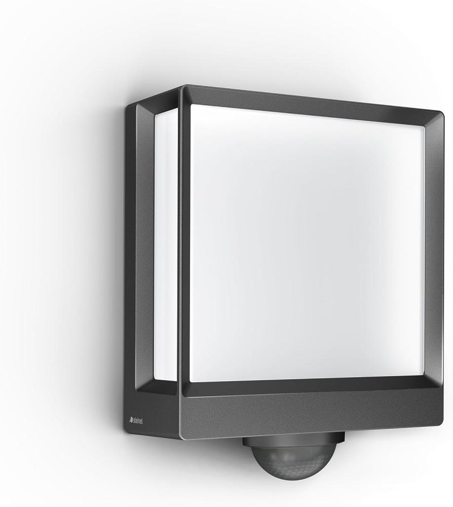 Steinel 'L 40 SC' LED-Außenleuchte mit 180°- Bewegungsmelder und Bluetooth, per App einstellbar, 12,9 W, 3000 K, Aluminium anthrazit, 20,1 x 10,5 x 26,1 cm Bild 1