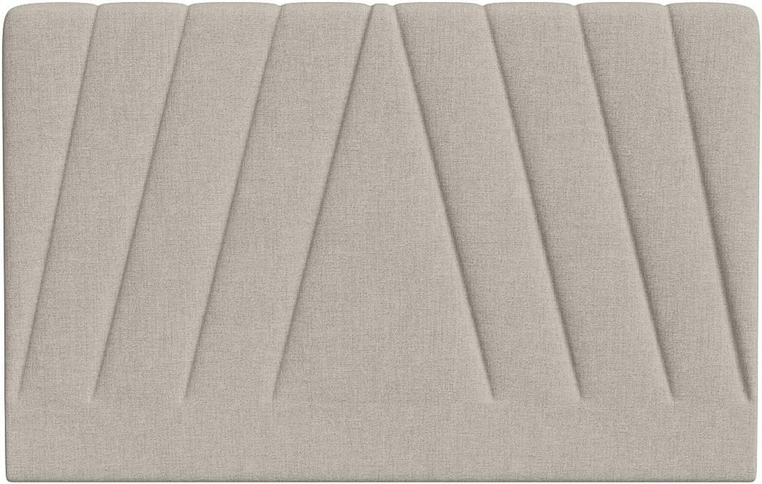 Vente-unique - Bett-Kopfteil 150 cm - Stoff - Beige - LIDAMA von Pascal Morabito Bild 1