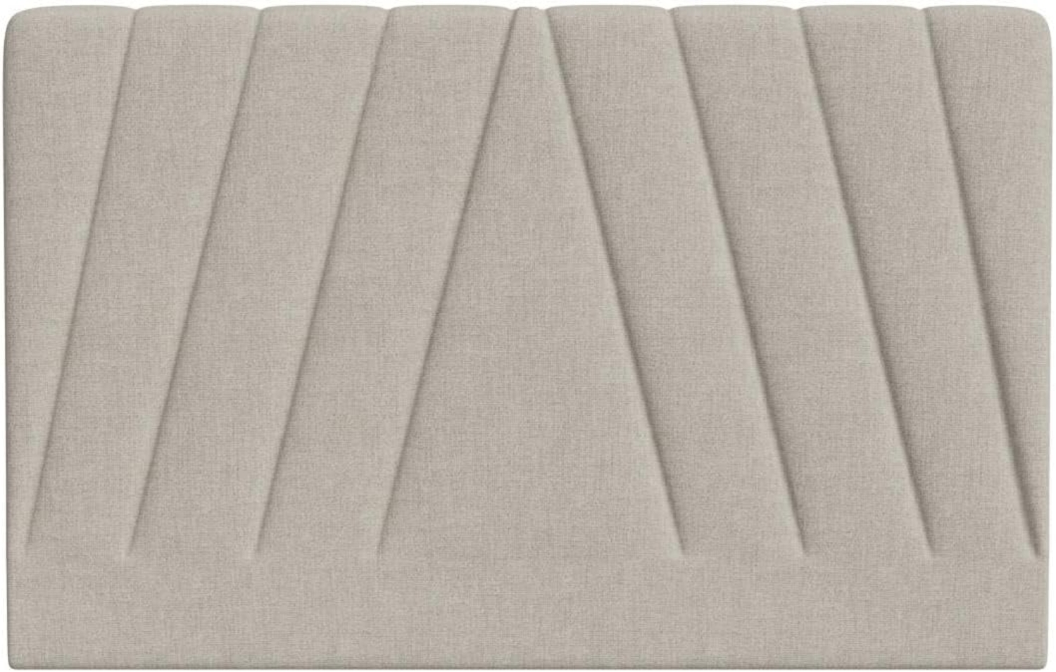 Vente-unique - Bett-Kopfteil 150 cm - Stoff - Beige - LIDAMA von Pascal Morabito Bild 1