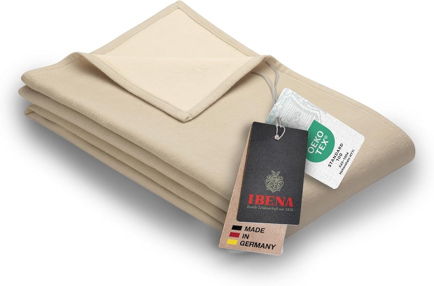 Wohndecke Cotton Pur, IBENA, in trendigen Farben Bild 1