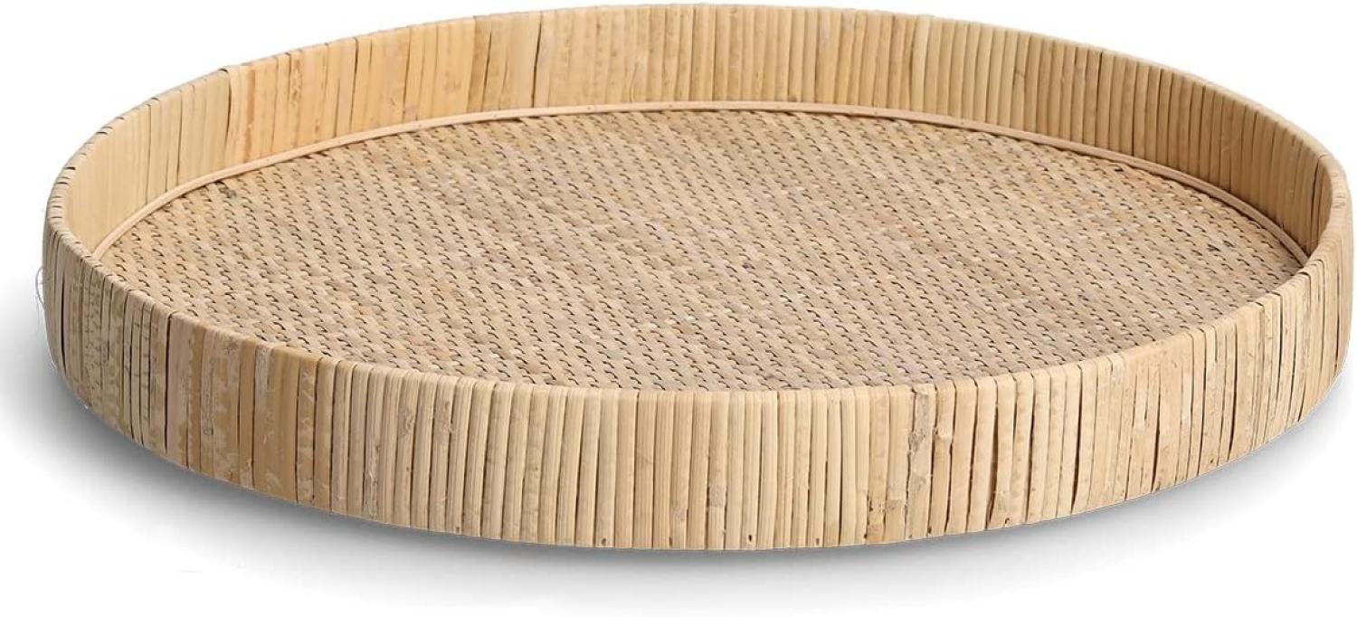 Deko-Tablett RATTAN, Ø 40 cm, ZELLER Bild 1