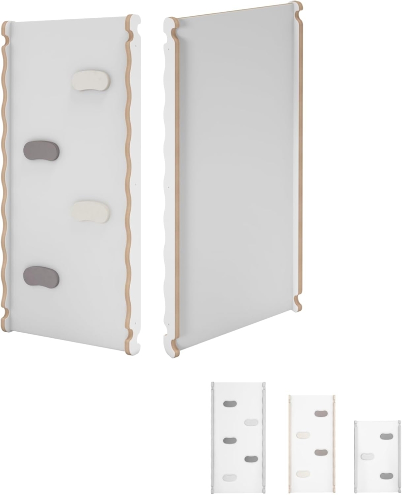 MAMOI® Rutschbrett für Kinder | Rutsche | Babyrutsche Indoor Scandi Design | Rutschbrett Sprossenwand | Festes Yarnwood Kinderbett für Kletterwand | CE | 100% ECO | Made in EU Bild 1