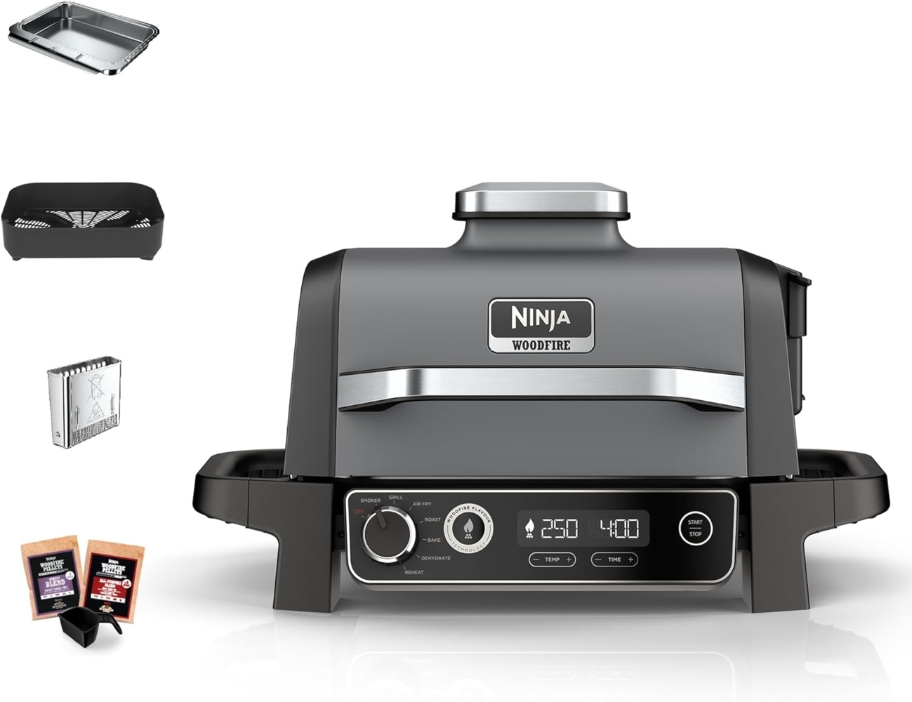 Ninja Woodfire Elektrischer Outdoor Grill & Smoker OG701EU Bild 1