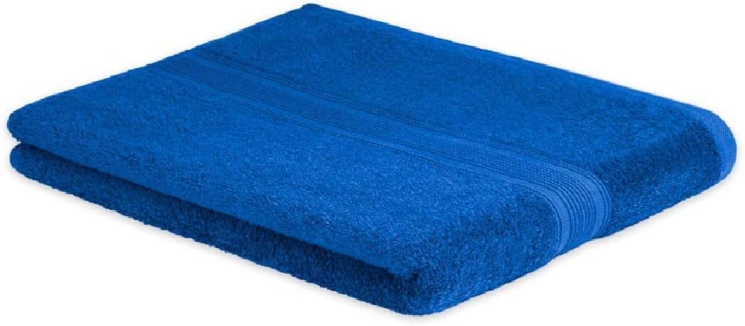 Handtuch Frottier 500 g/m² 80 x 200 cm Royalblau Bild 1