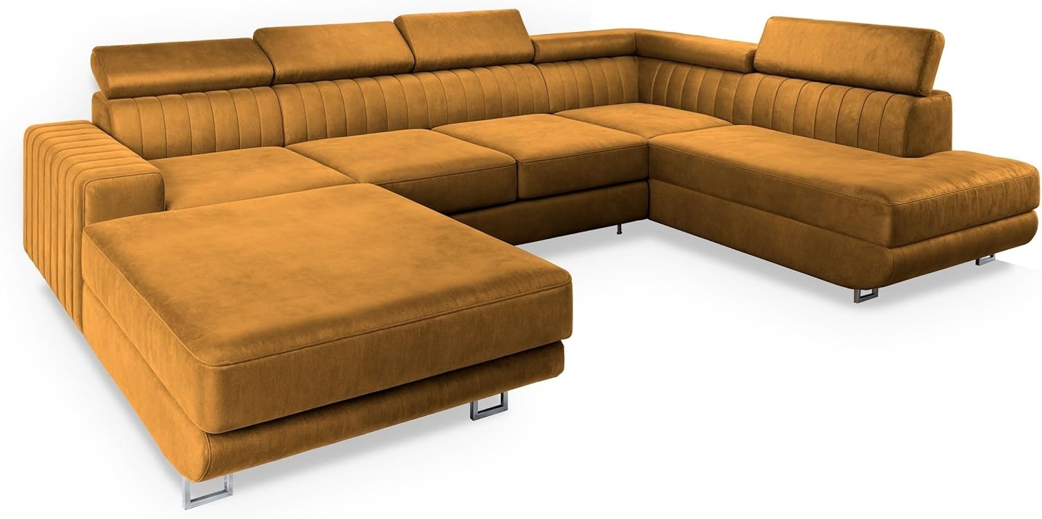 Masseno Ecksofa SIENA mit Schlaffunktion U-Form, Sofa mit Bettkasten Bild 1