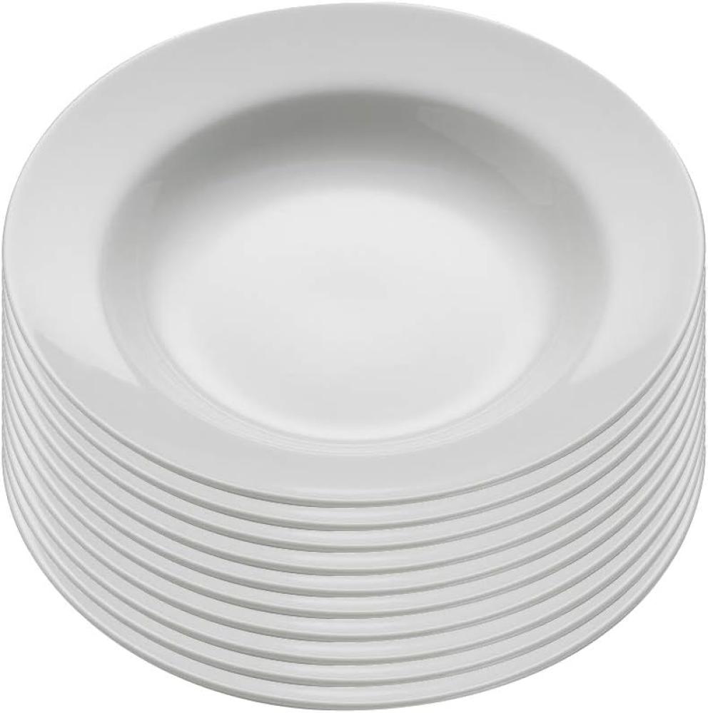 Maxwell & Williams Teller Ø 23 cm ROUND Suppe, mit Rand, Porzellan, P0092 Bild 1