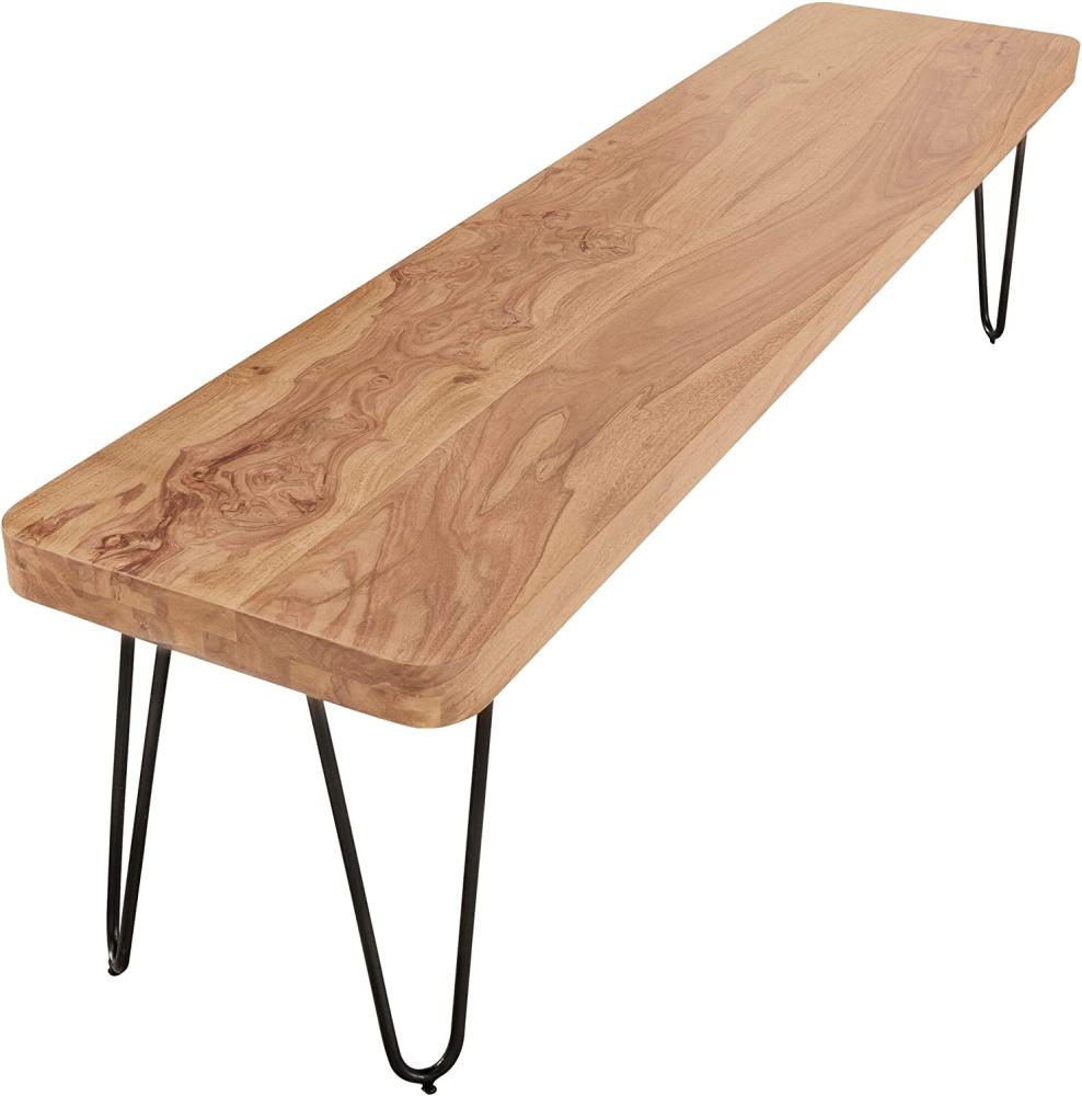 Esszimmer Sitzbank, Landhaus Stil, Massiv-Holz, Akazie 180 x 45 x 40 cm Bild 1