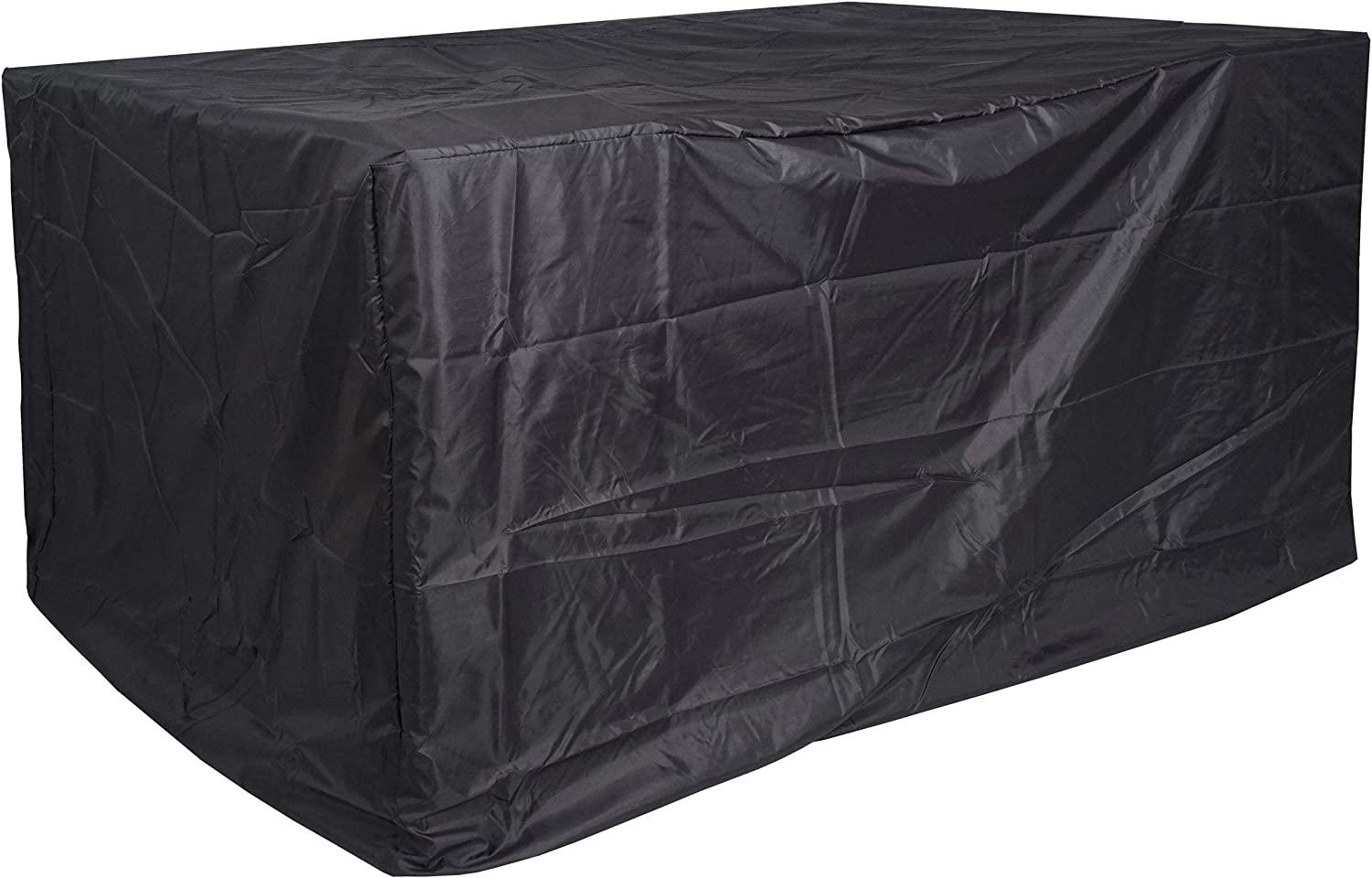 Abdeckhaube HWC-J41, Outdoor Gartenmöbel Garnitur, anthrazit, 130 x 215 x 170 cm Bild 1