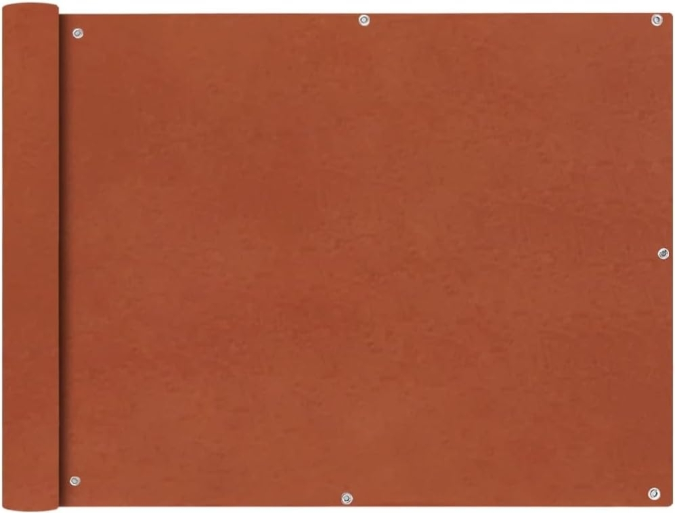 vidaXL Balkon-Sichtschutz Oxford-Gewebe 90x600 cm Terrakotta-Rot 42331 Bild 1