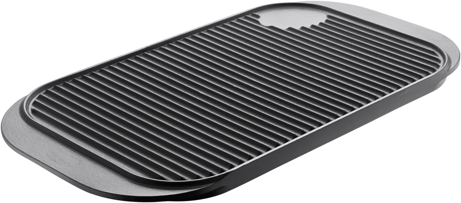 Berndes 034120 Eisenguss Grillplatte, 48,5x26,5 cm, schwarz Bild 1