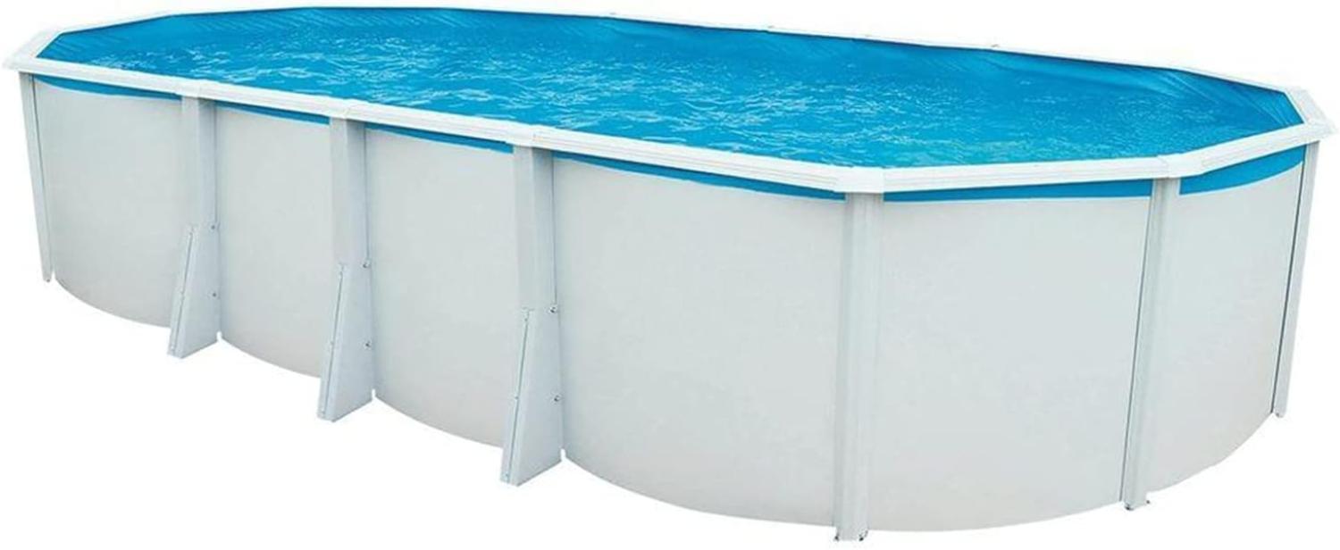 Steinbach Stahlwand Swimming Pool Set "Highline", weiß, 550 x 366 x 132 cm Bild 1