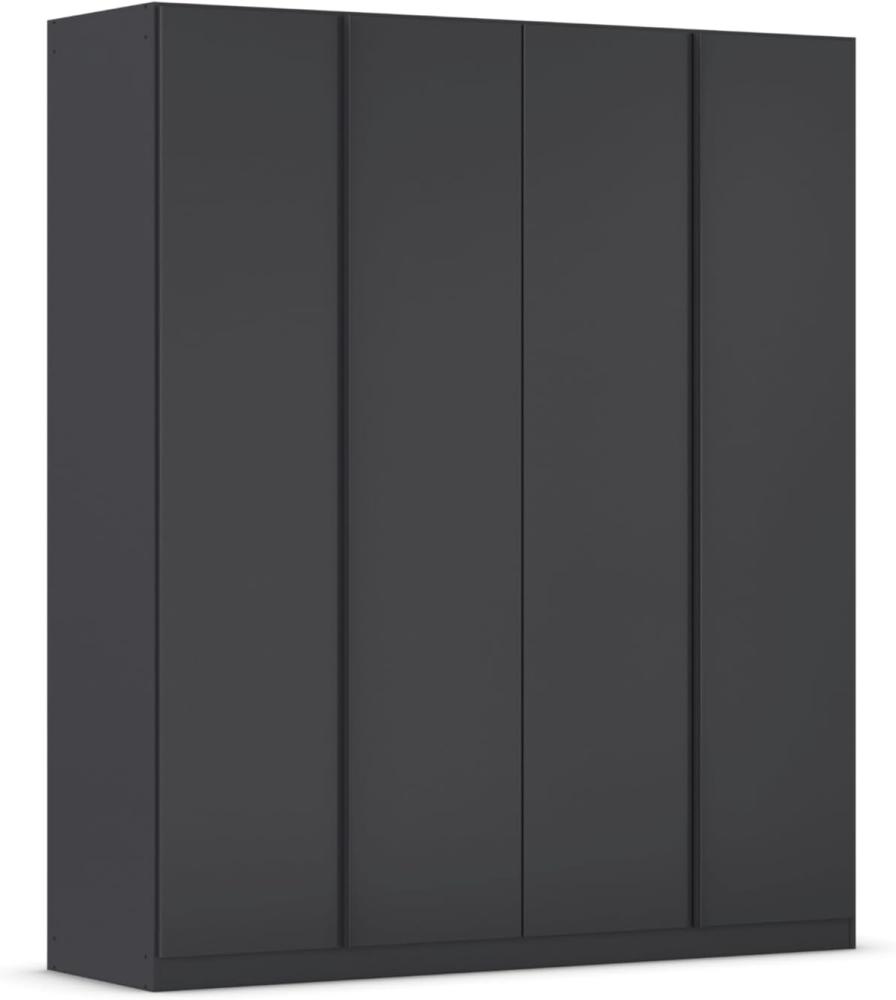 Kleiderschrank Drehtürenschrank Monostar | 4-türig | grau-metallic 181 x 210 x 54 Bild 1