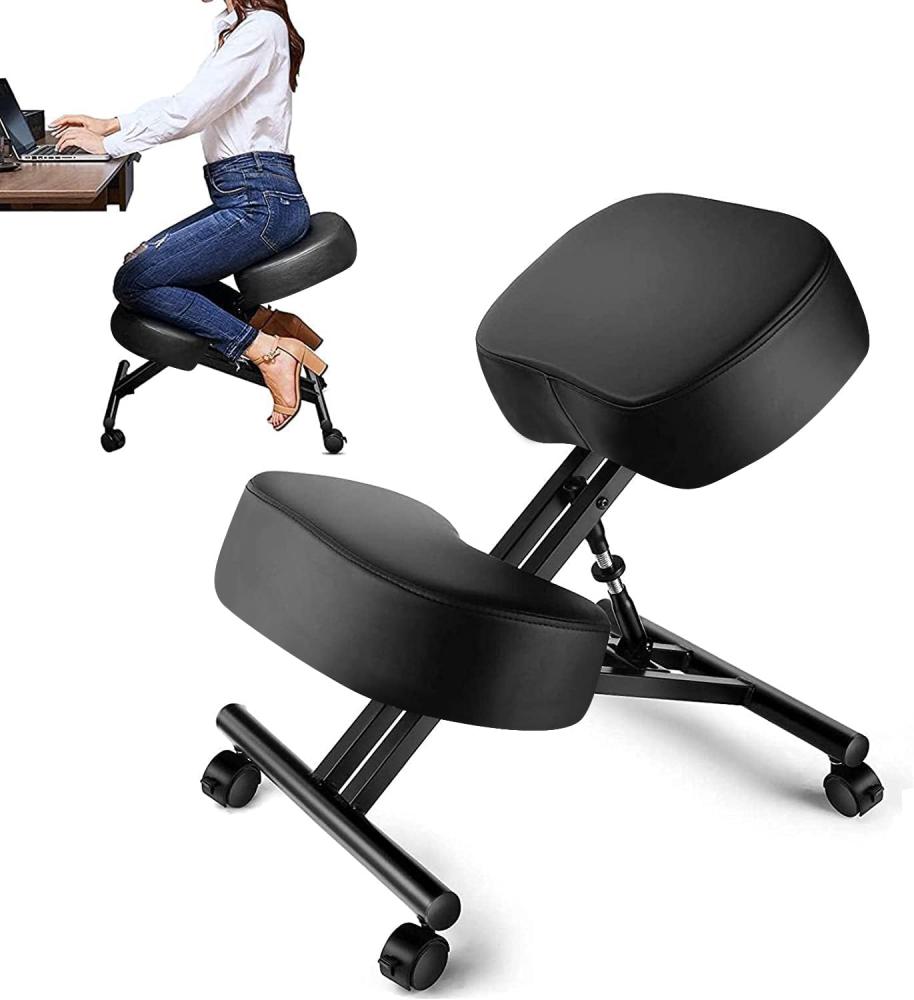 Himimi Kniestuhl Ergonomischer Verstellbarer Kniehocker Haltungskorrekturstuhl Orthopädischer Kniestuhl für Zuhause und Büro (Basic) Bild 1