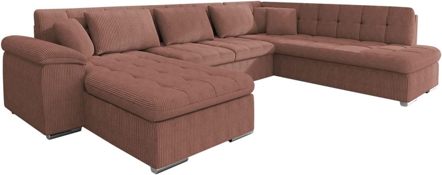 Ecksofa Niko Cord (Farbe: Poso 29, Seite: Links) Bild 1