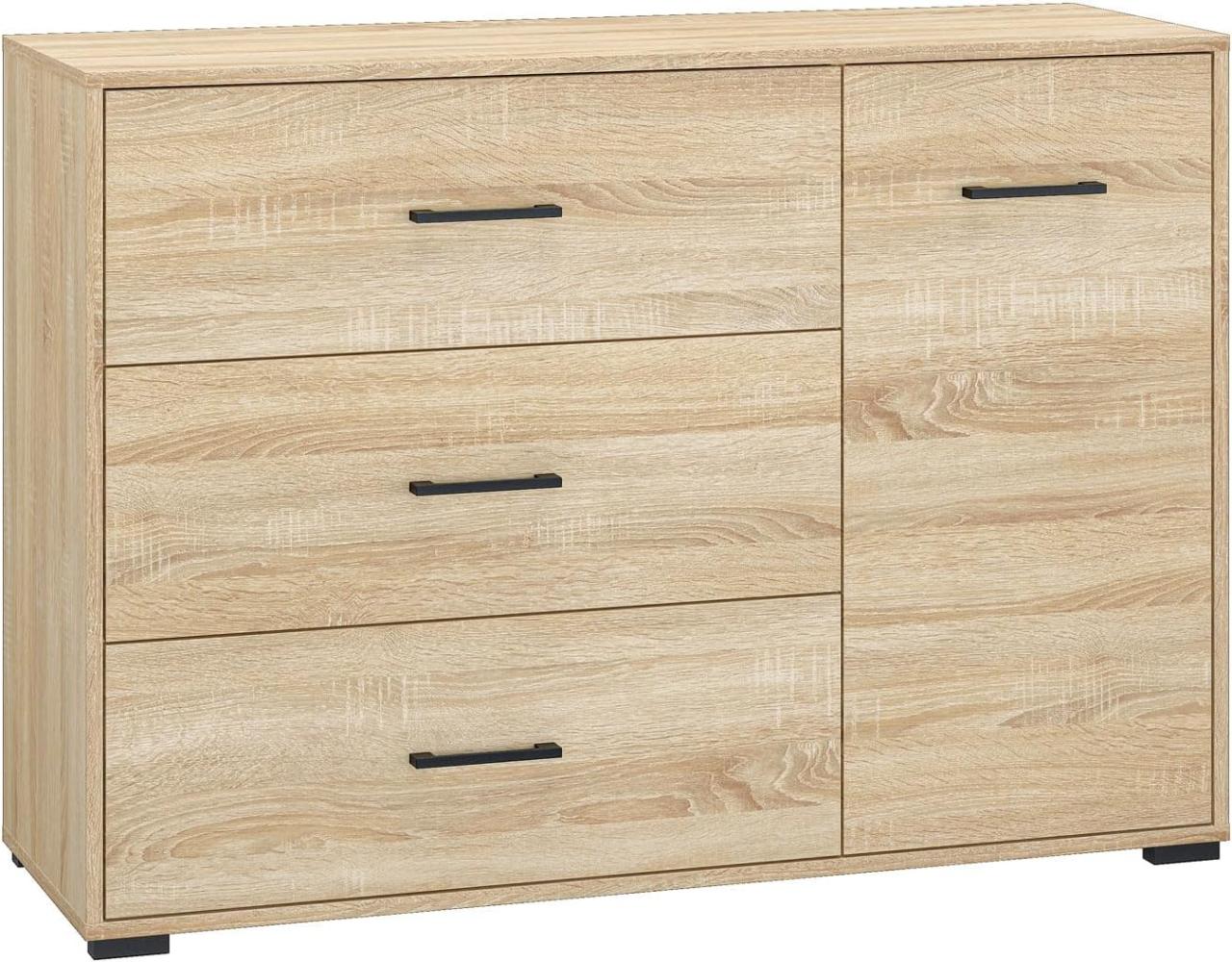 Sideboard CARO Kommode 120 x 40 x 85 cm Schubladen Bild 1