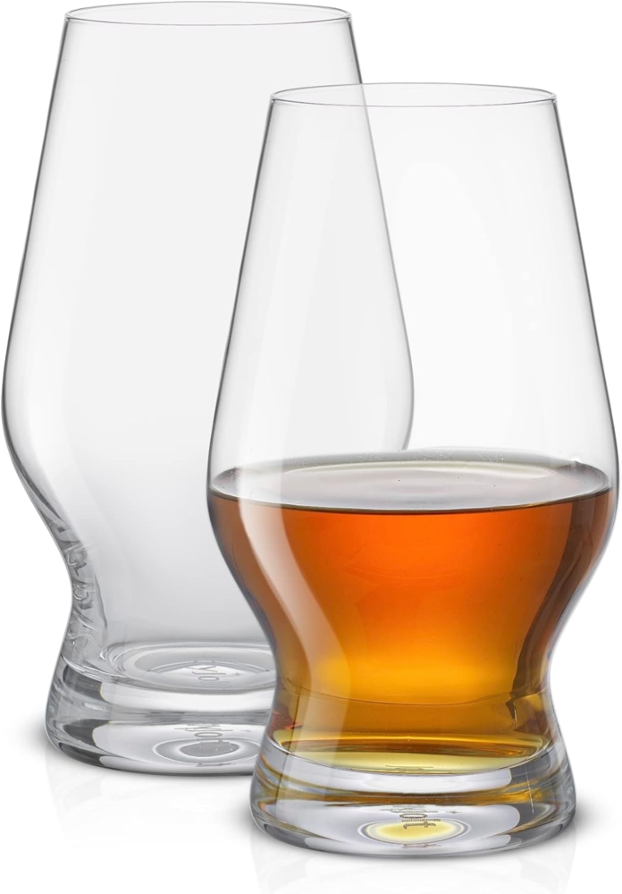 joyjolt Halo Kristall Whisky Gläser, Set 2 Stück. Perfekt Whisky Glas oder Scotch Gläser 7,8 Unze Bild 1