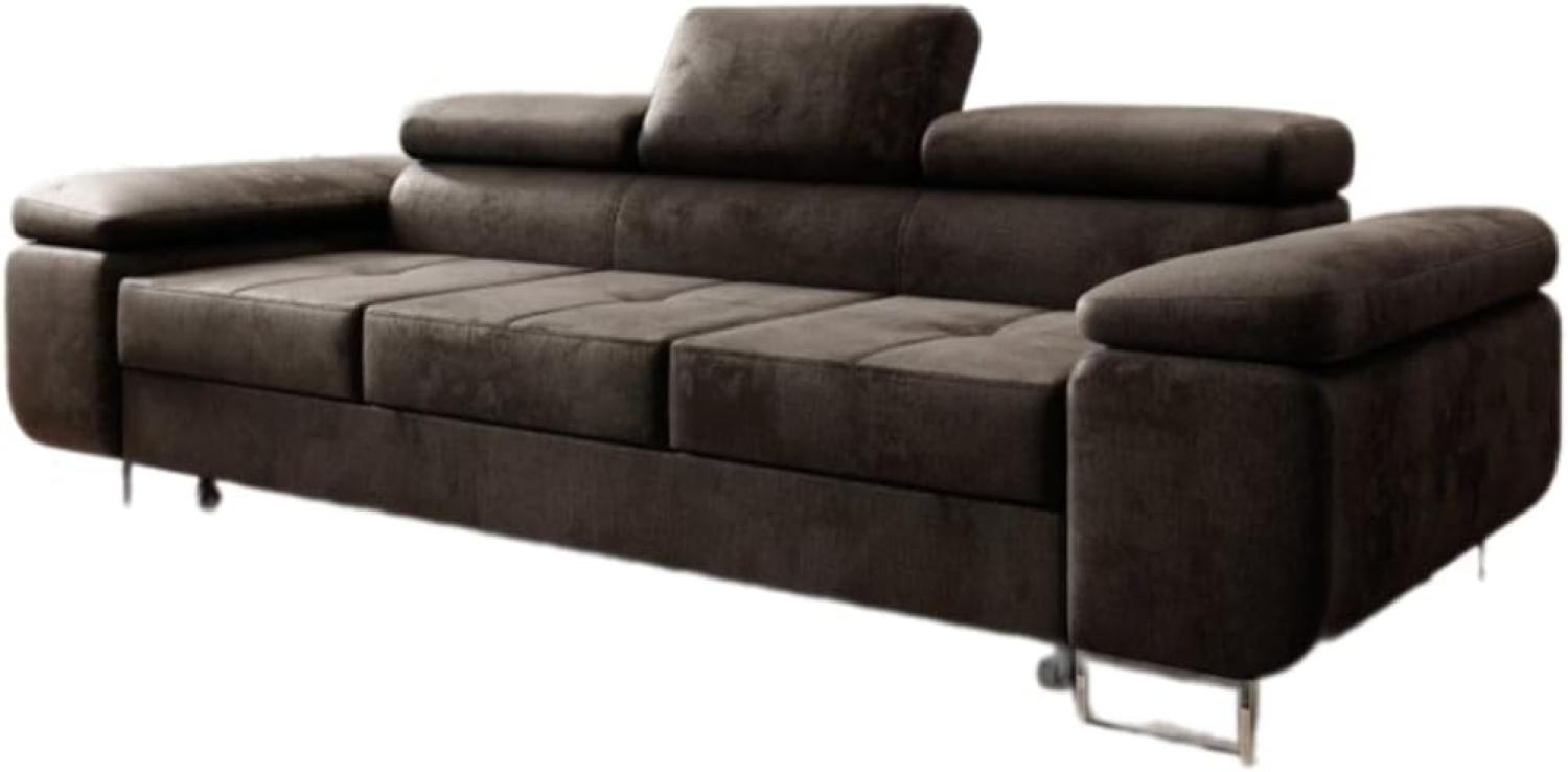 Luxusbetten24 Schlafsofa Designer Sofa Siera, mit Schlaffunktion Bild 1