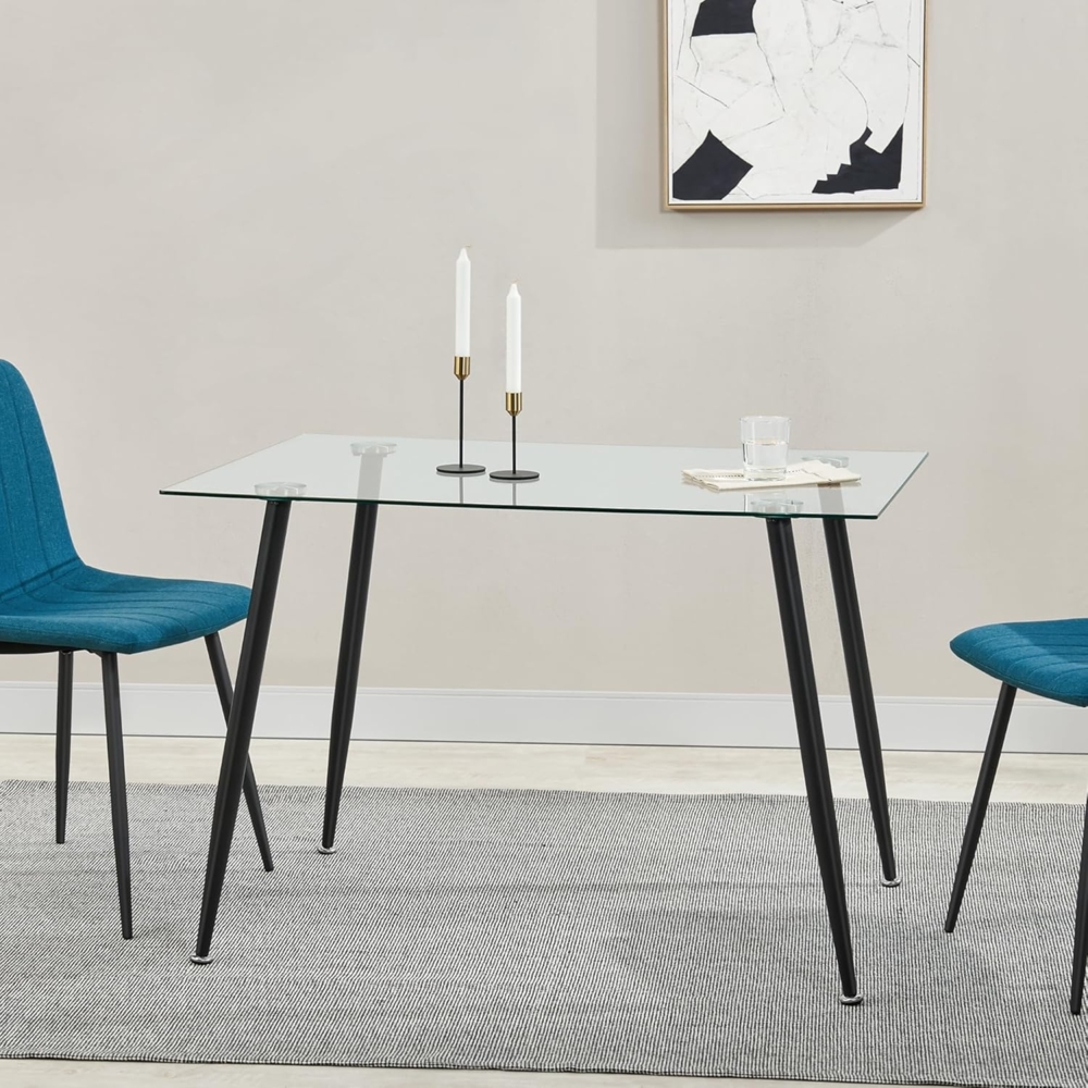 Glastisch Hyrynsalmi Schwarz [en. casa] Bild 1