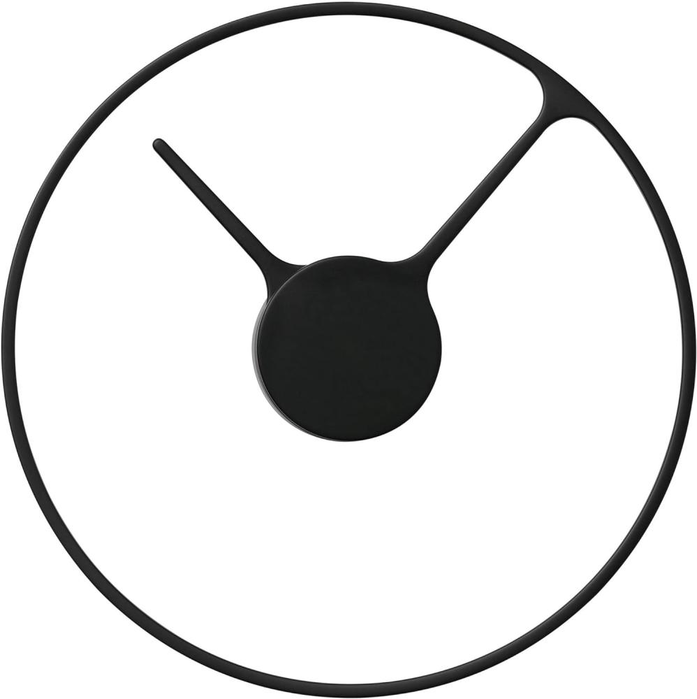 Stelton -Time- Uhr, Designer Uhr, Wanduhr aus Aluminium, Ø30cm, mattschwarz, 851 Bild 1