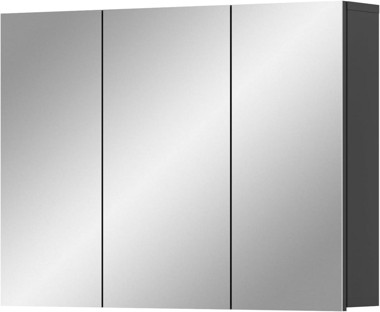 Badezimmer Spiegelschrank Strong in grau 80 cm Bild 1