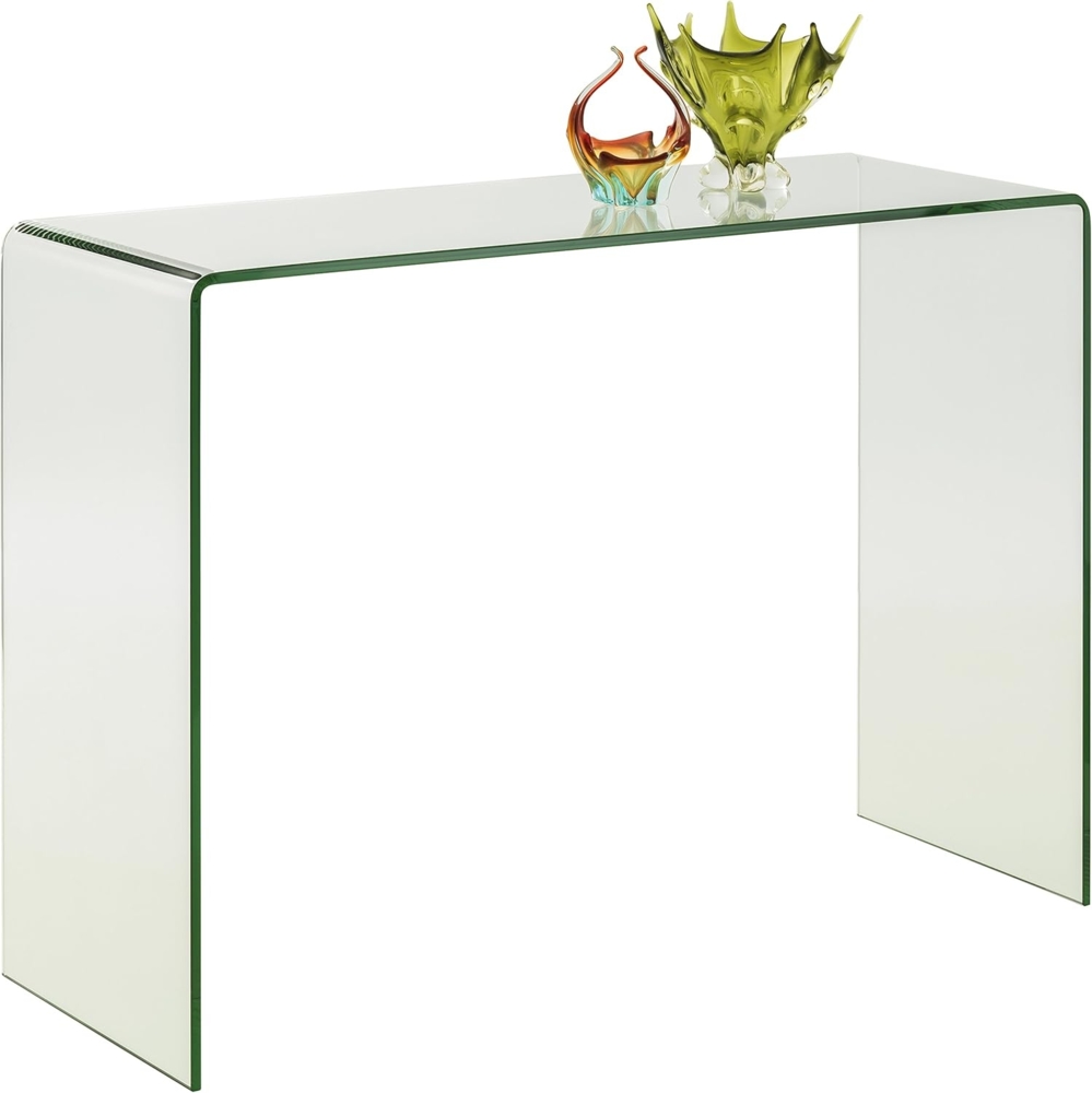 Julian Bowen Amalfi Konsolentisch, Glas, Klar Bild 1