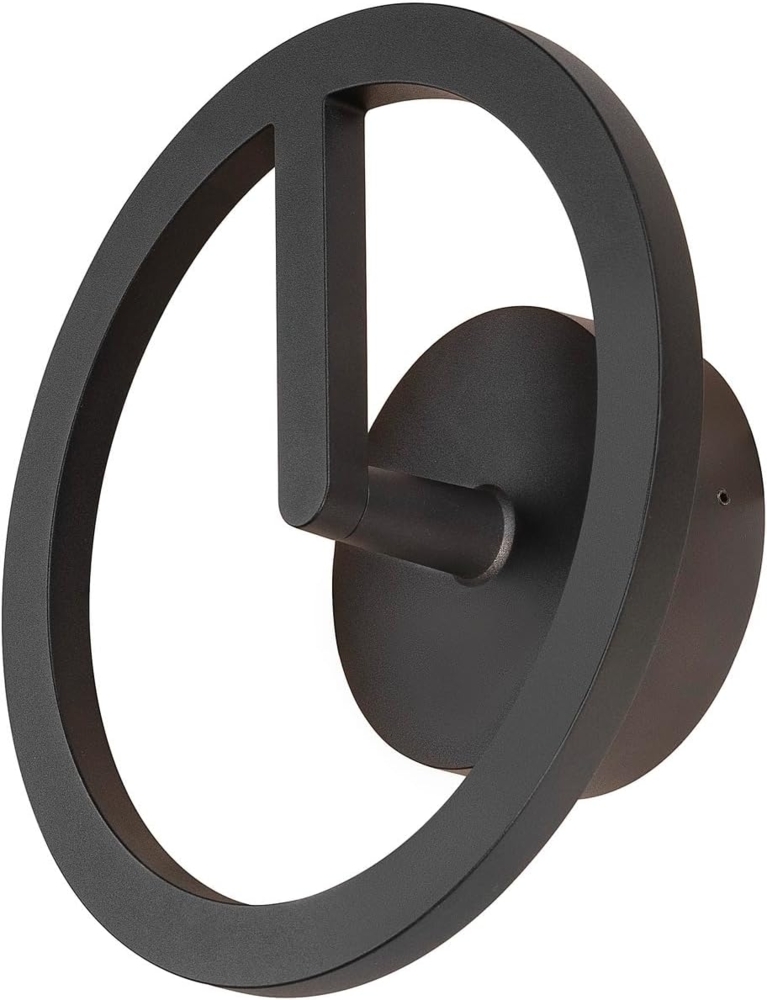 SLV Q-RING, Wandleuchte, 3000K, PHASE, IP65, schwarz - Wand- und Deckenleuchten Bild 1