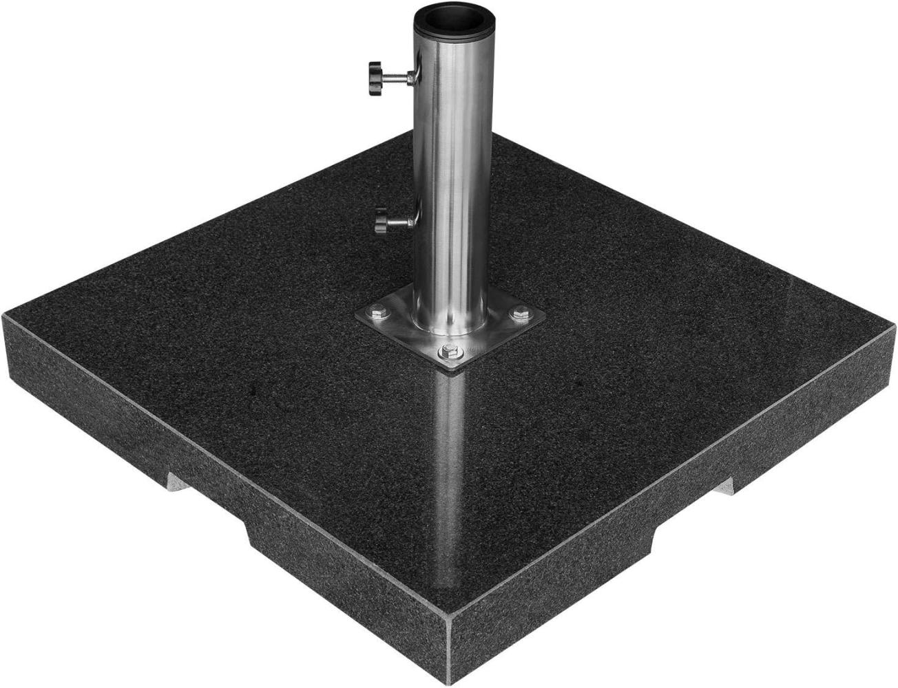Anndora Sonnenschirmständer Granit - 70kg dunkelgrau Bild 1