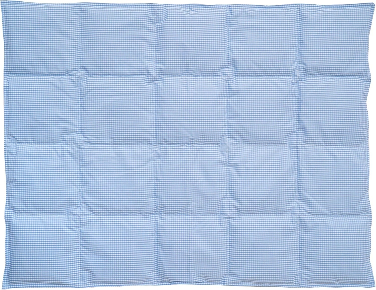 Tavolinchen Baby-Daunen-Decke "TwistKaro" Babydecke, Kinderdecke, Daunendecke, Bettdecke - bleu - 100/140 Bild 1