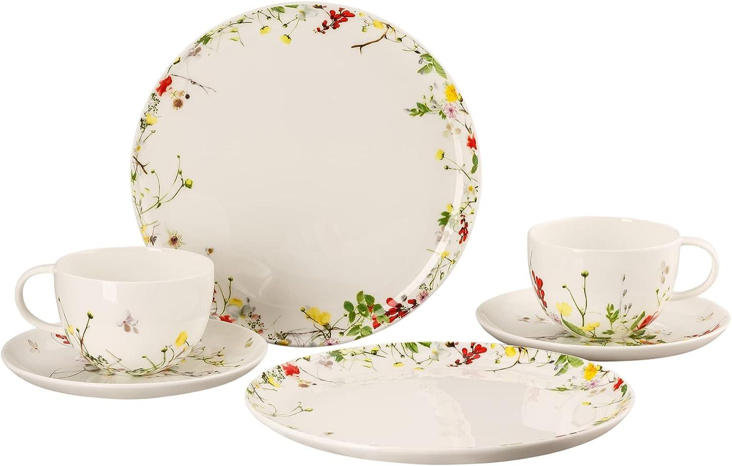 Rosenthal Brillance Fleurs Sauvages Set 6tlg mit Kombitassen Bild 1