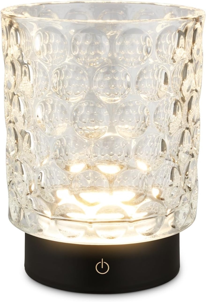 Briloner LED Akku-Tischleuchte Sunora weiß 15 cm warmweiß dimmbar Bild 1