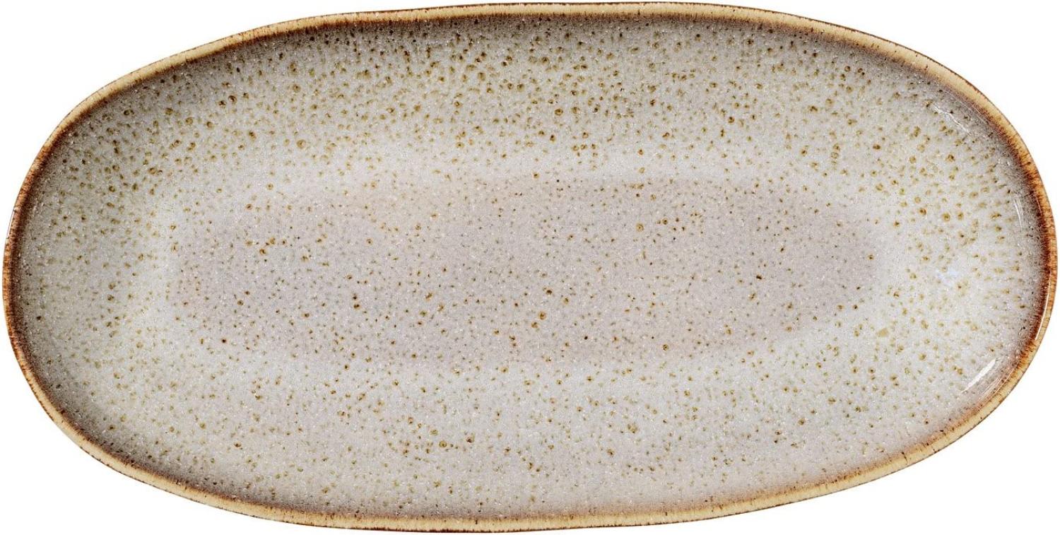 Bloomingville Sandine Natur Servierplatte 23,5x12,5 cm Bild 1