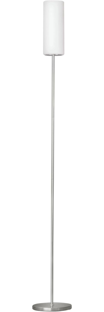 Eglo 85982 Stehleuchte Troy 3 Glas satiniert weiß E27 1X40W H:153cm Ø10,5cm mit Fußtrittschalter Bild 1