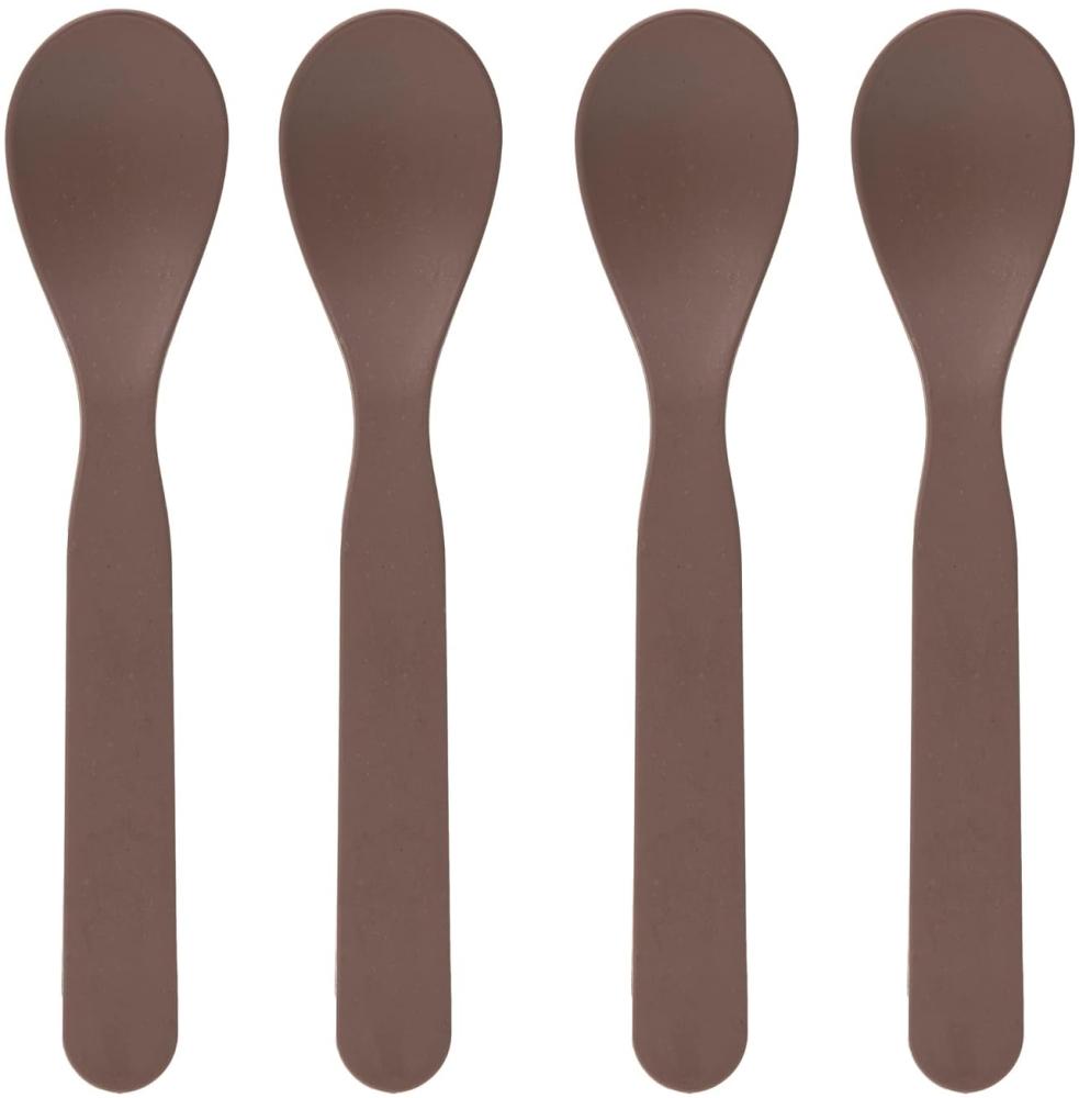 Lässig Cellulose Uni Löffel Set Choco Braun Bild 1