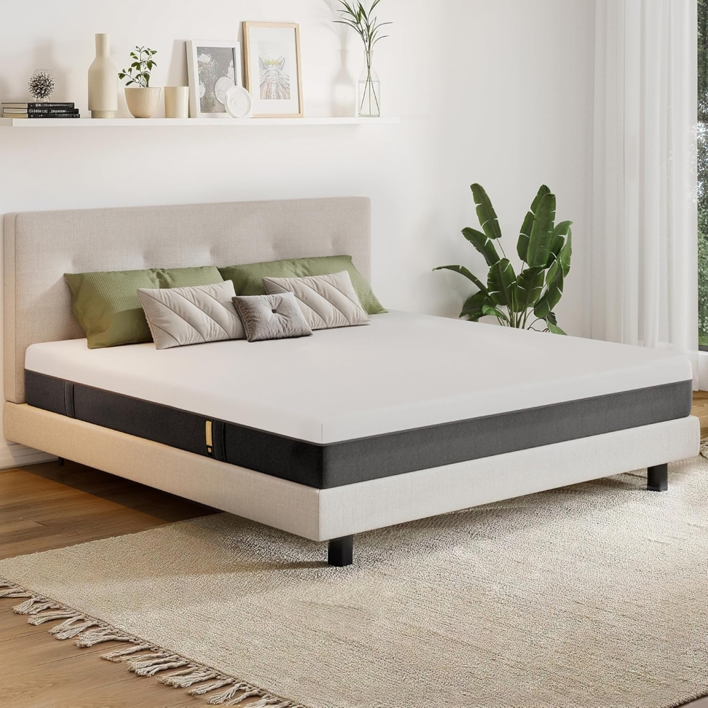 EGO HOME Matratze 180x200 cm 20 cm Hoch H3 Kaltschaummatratze mit 3-lagigem Kaltschaum & Beidseitig nutzbar - Druckentlastend, Punktelastisch, Atmungsaktiv, Rückenschonend, Öko-Tex Zertifiziert Bild 1