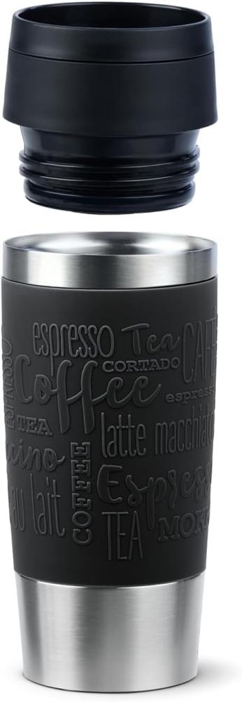 EMSA Thermobecher Travel Mug Classic, Schwarz, 0.36 l Bild 1