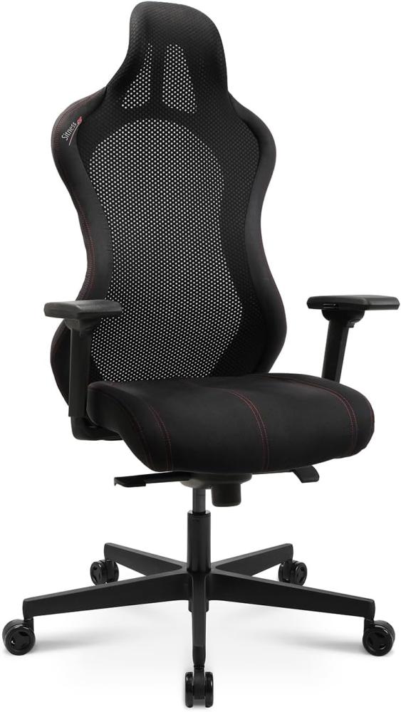 Topstar Bürostuhl Gamingstuhl Sitness RS Sport Plus Mikrofaser inkl. Armlehnen schwarz Bild 1