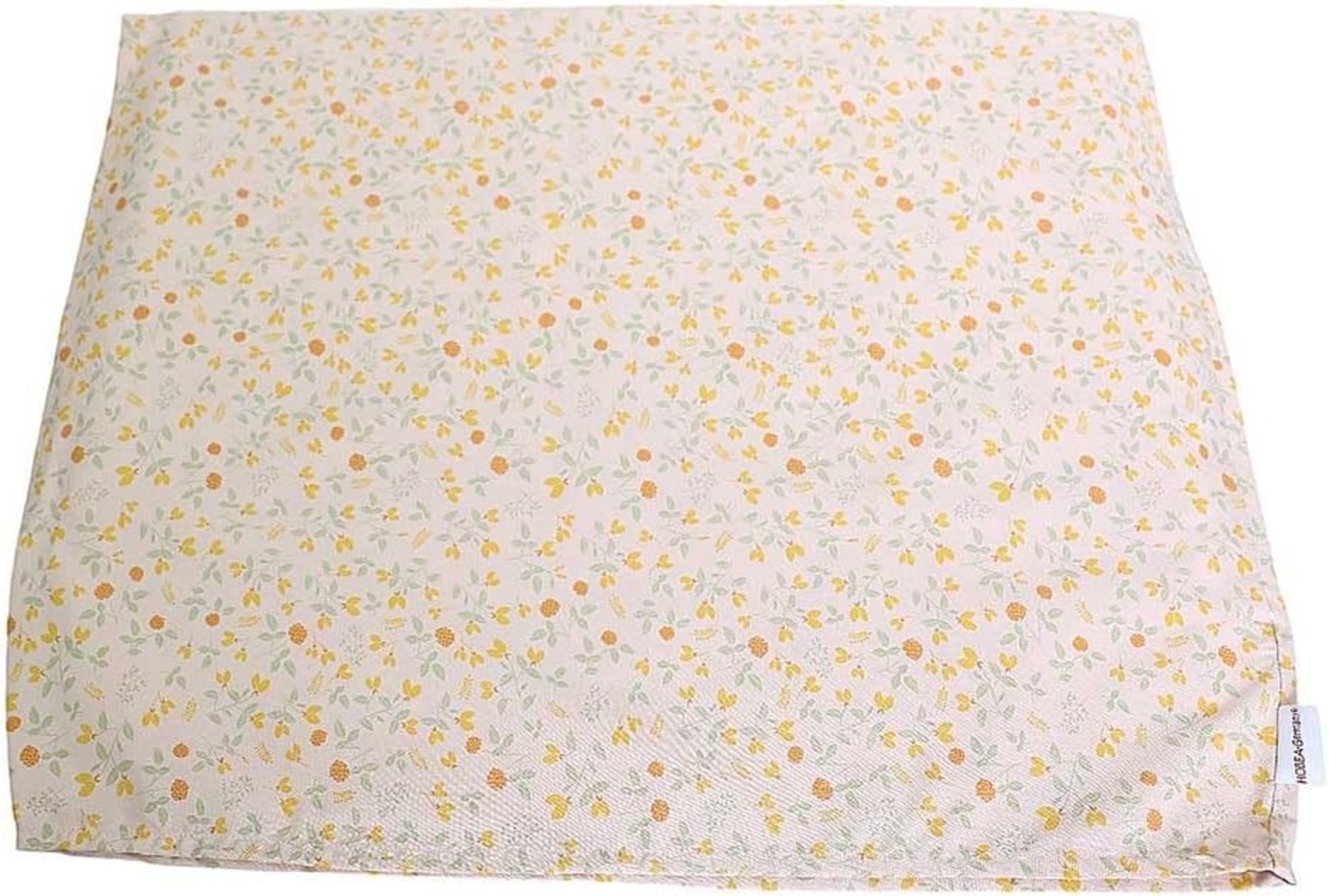 HOBEA-Germany Baby-Lagerungsbezug für Stillkissen XXL Lagerungskissen Schwangerschaftskissen Seitenschläferkissen groß (Sommerwiese Altrosa) Bild 1