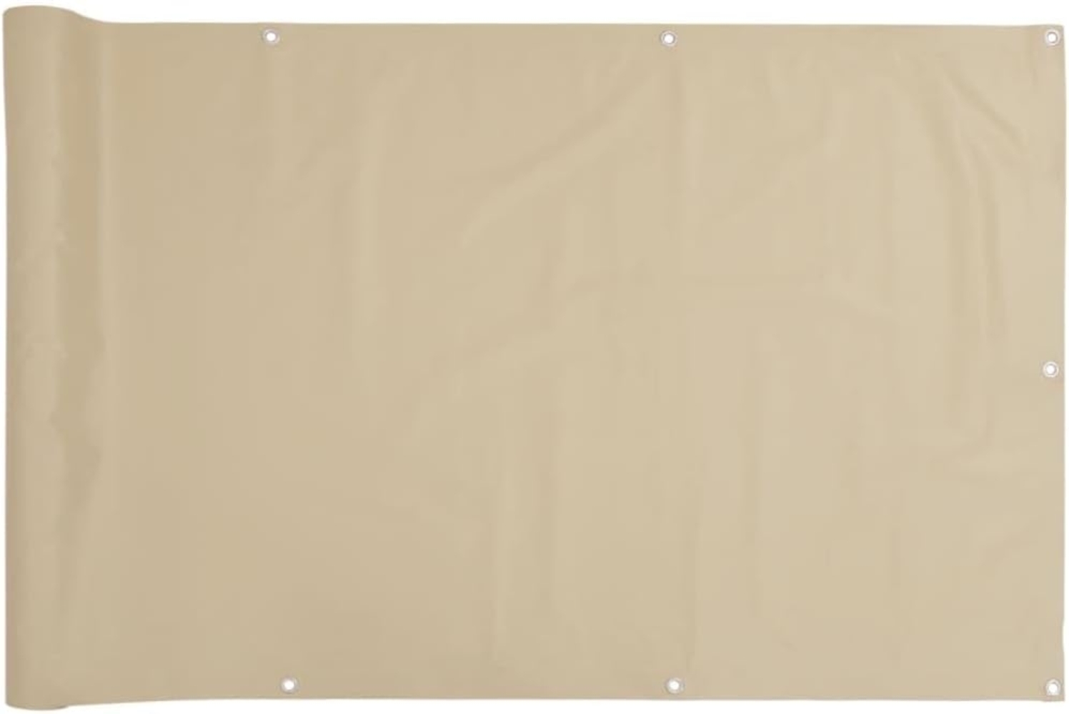 vidaXL Balkonsichtschutz Oxfordgewebe 90x400 cm Beige 42334 Bild 1