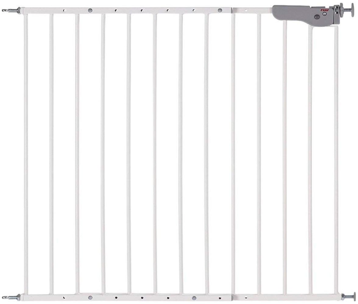 reer 'S-GATE' Tür- und Treppengitter, für Türbreiten 73-110cm, zum Schrauben, Metall, Weiß Bild 1