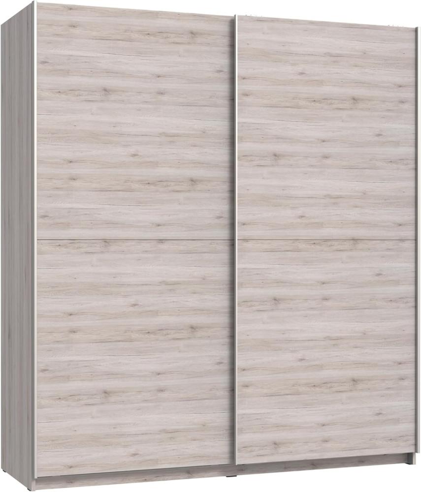 FORTE WINNER Schwebetürenschrank mit 2 Türen, Holzwerkstoff, Sandeiche, BxHxT: 170,3 x 190,5 x 61,2 cm Bild 1