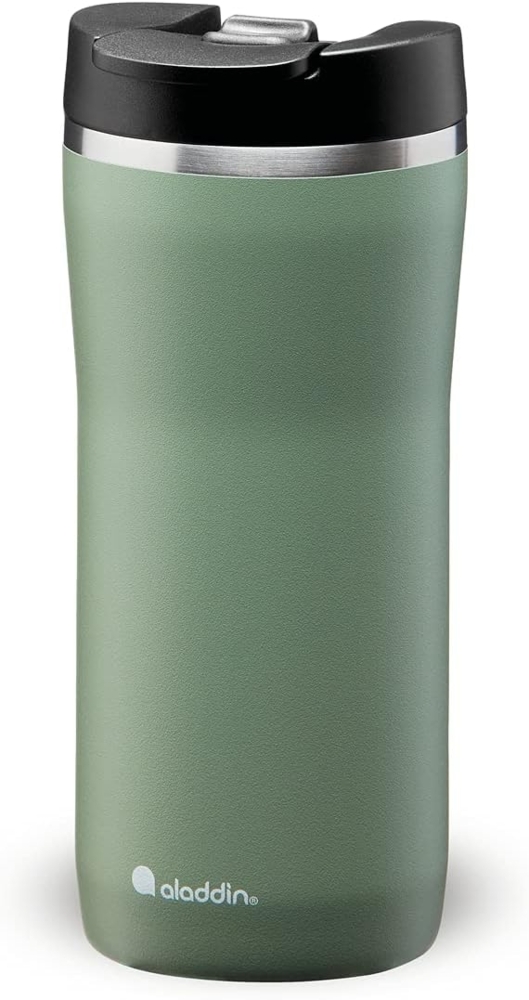 Aladdin 'Barista Mocca' Thermobecher, rostfreier Stahl, sage green, 350 ml Bild 1