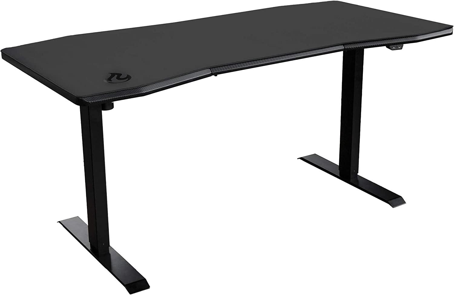 NITRO CONCEPTS D16E Gaming Tisch - Schreibtisch Computertisch 1600x800 mm elektrisch höhenverstellbar Carbon Black (Schwarz) Bild 1