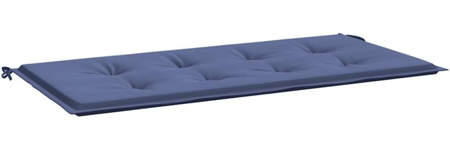 vidaXL Gartenbank-Auflage Marineblau 120x50x3 cm Oxford-Gewebe 378475 Bild 1